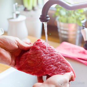 Моем говядину