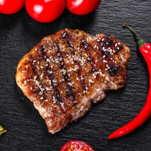 Готовый стейк