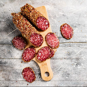 нарезать салями