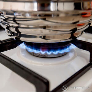 крем на плите