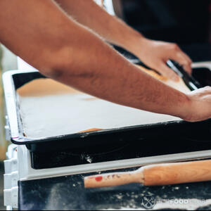 тесто на противне