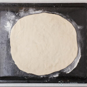 тесто на противне