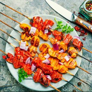 уложить помидоры гриль