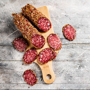 нарезать салями