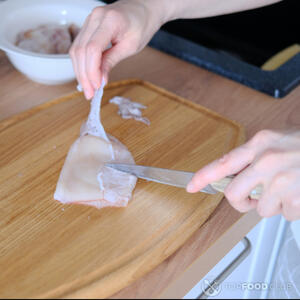 кальмары очистить от пленок