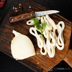 вареных кальмаров нарезать