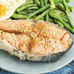 вареный лосось