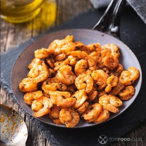 жарить креветки