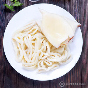 Вареный кальмар