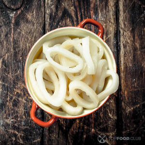 остудить кольца кальмаров