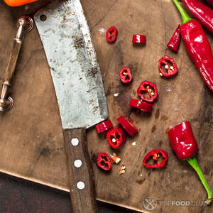 нарезанный перец чилли