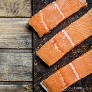 нарезанная семга