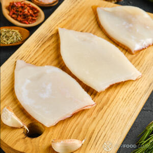 разморозить кальмары