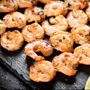 креветки гриль