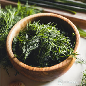 нарезанный укроп