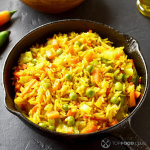 готовый вегетарианский плов