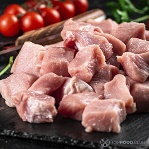 нарезанная свинина