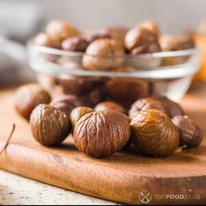 очищенные каштаны