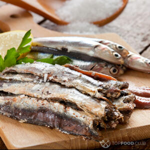 очищенные анчоусы