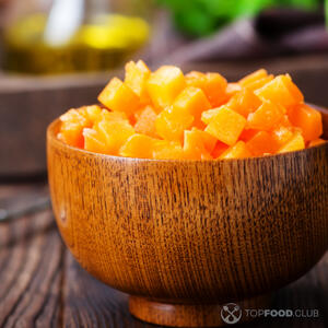 нарезанная тыква