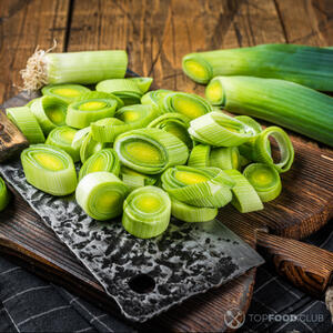 лук-порей нарезать