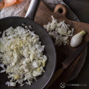 жарить лук-шалот