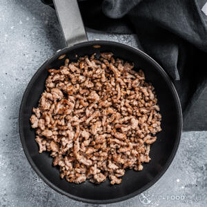 обжарить говяжий фарш