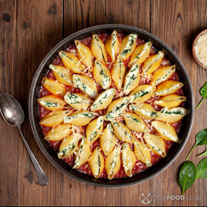 уложить конкильони в форму