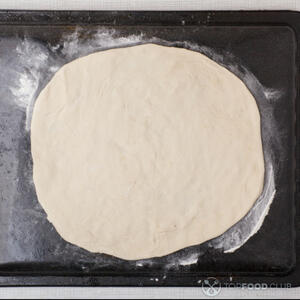 тесто на противне