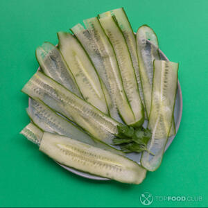 нарезка огурцов