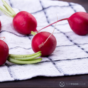 редиска сушится