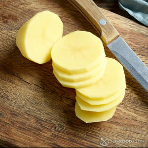 картофель ломтиками
