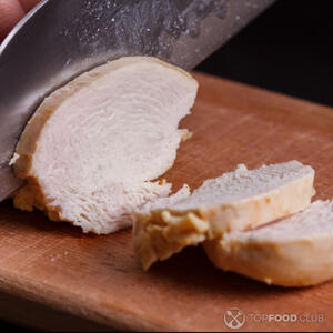 отварное куриное филе резать