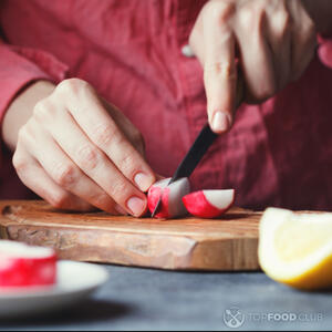 редиска дольками