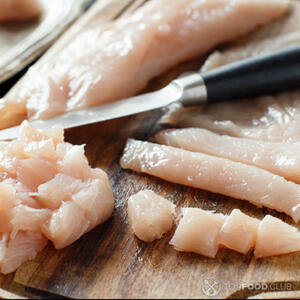 нарезать куриное филе