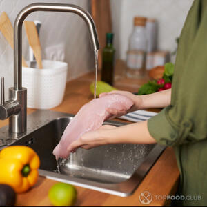 вымыть куриное филе