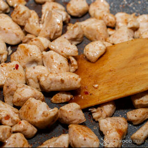 жарить куриное филе