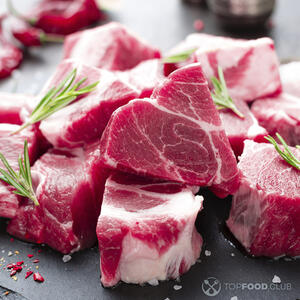 нарезанная свинина