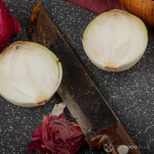 половины лука