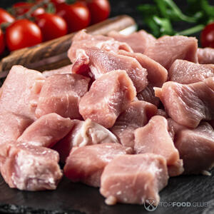 нарезанная свинина