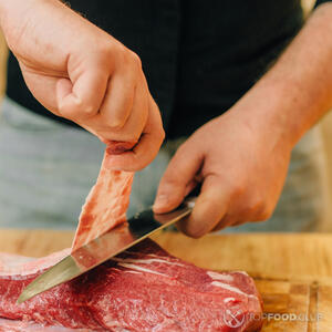 Зачищаем мясо