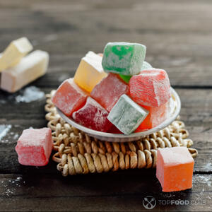 нарезать рахат-лукум