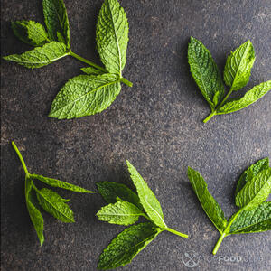 листья мяты для украшения