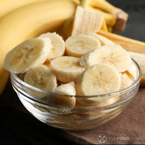 нарезанный банан