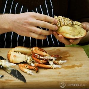 очистка краба