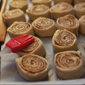 синнабоны перед запеканием