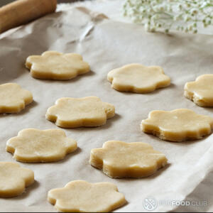 печенье курабье с джемом