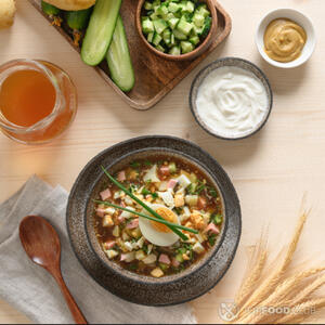 Готовая окрошка