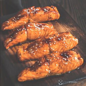 Готовый лосось