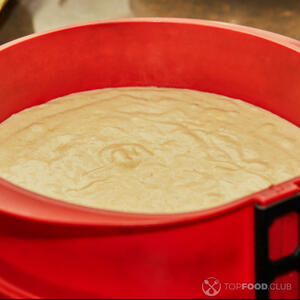 Тесто в форме